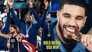 quotTeam USA Strikes Gold LeBron James Crowned Olympic MVP in Historic Victoryquot [upl. by Neitsirk649]