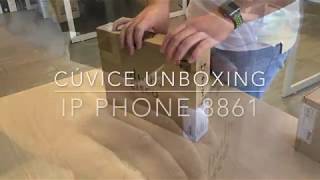 Unboxing  Cisco IP Phone 8861  Cuvice [upl. by Sennahoj263]