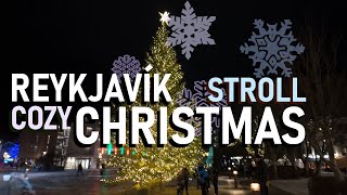 Reykjavík Christmas A Magical Winter Stroll Through Icelands Capital City [upl. by Arnelle]