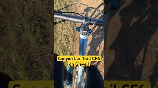 Canyon Lux Trail CF 6 2024 on a Gravel road Will it work mtb xcbike [upl. by Alset948]