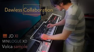 Dawless Minilogue XD x JDXI x Volca Sample [upl. by Herrera]