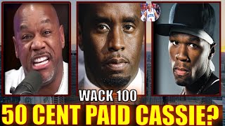 WACK 100 REACTS TO 50 CENT PAYING CASSIE TO DO quotSURVIVING DIDDYquot DOCUMENTARY ON CLUBHOUSE 👀👀❓🔥🔥🤔 [upl. by Durstin]