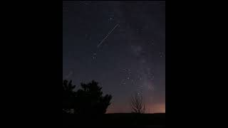 Perseid meteor shower lights up sky in Türkiyes Kutahya [upl. by Nnylrats]