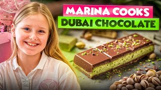 OMG Marina Cooks The Most Popular Dubai Chocolate and Finds the BEST LOL Doll [upl. by Acinoryt]