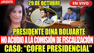 🔴DINA BOLUARTE DEJO PLANTADO A LA COMISIÓN DE FISCALIZACIÓN POR EL CASO quotCOFRE PRESIDENCIALquot [upl. by Reeba]