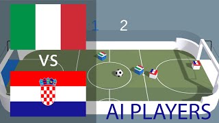 AI Euro 2024  Group B  Italy vs Croatia [upl. by Yllil472]