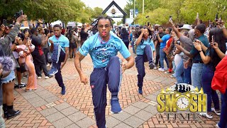 Jackson State  Prancing Jsettes Marching In Out HOMECOMING Yard Fest 2024 [upl. by Valenza]