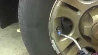 How To Take Off Stuck Corroded Metal Tire Valve Cap Covers [upl. by Lesoj]