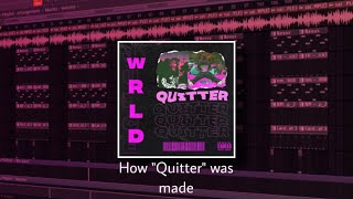 How “Quitter” by Juice WRLD was made FL Studio Remake  FLP [upl. by Alset]