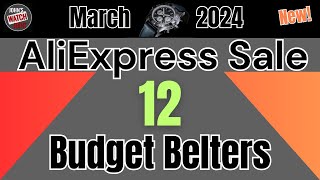 AliExpress Anniversary Sale March 2024 12 BUDGET BELTERS [upl. by Decca]