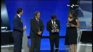 Sorteggio Champions  Premiazione Lionel Messi [upl. by Gaelan]