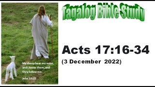 Acts 171634  Tagalog Bible Study [upl. by Gerg]