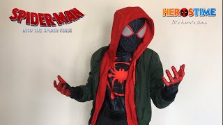 Spiderman bros Unboxing INTO THE SPIDERVERSE SUIT MILES MORALES HEROSTIME Suit [upl. by Oam]