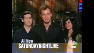 Saturday Night Live  Jude Law Ashlee Simpson promo [upl. by Gasper757]