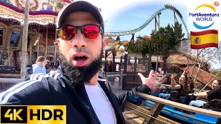 Spain’s BEST THEME PARK PortAventura VLOG 4K HDR [upl. by Whorton297]