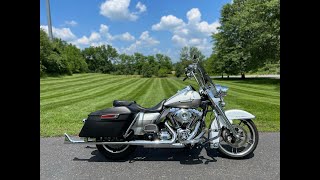 2009 HarleyDavidson Road King Classic FLHRC 2Tone ChromedOut w Extras  9995 [upl. by Norina39]