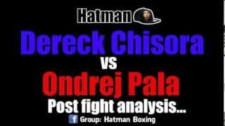 Dereck Chisora vs Ondrej Pala POST FIGHT [upl. by Eikceb]