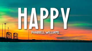 Pharrell Williams  Happy Lyrics [upl. by Walling]