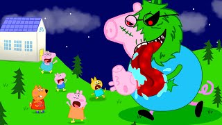 Zombie Apocalypse Zombies Appear At The Laboratory🧟‍♀️  Peppa Pig Funny Animation [upl. by Ot]