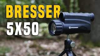 BRESSER 5x50 Digital Nachtsichtgerät  Testbericht Gear Review [upl. by Eeryk314]