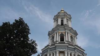 The Great Lavra Bell Tower  bells ringing at 1700 [upl. by Syst]