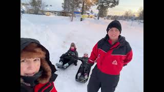 Exploring Saariselka lapland santa christmas  what an incredible place magicofchristmas [upl. by Ahtekahs]