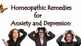 Homeopathic Remedies for Anxiety and Depression  Cure Treatment [upl. by Oira]