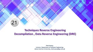 21Decompilation  Data Reverse Engineering [upl. by Eelibuj]