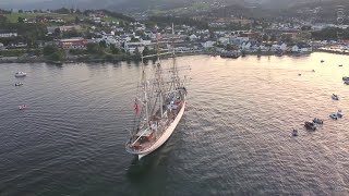 Statsraad Lehmkuhl og NRK besøker Kyrksæterøra juli 2021 [upl. by Oaht]