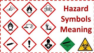 Chemical Hazard symbols and their meanings [upl. by Ahsieyk931]