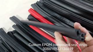 EPDM rubber compound extrusion factory [upl. by Esma591]