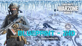 Blueprint and her 2nd place finish x2  Winter Verdansk in CoD Warzone mobile [upl. by Haynor336]