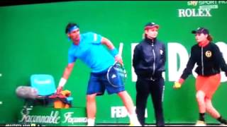 Fognini a Bautista AgutquotNon rompere i cquot [upl. by Shandie97]