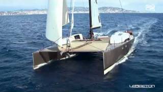 SIG45 High Performance Catamaran Sailing Fast [upl. by Annirak441]