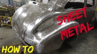 How To Sheet Metal Repair or Patch EASILY [upl. by Annayt]