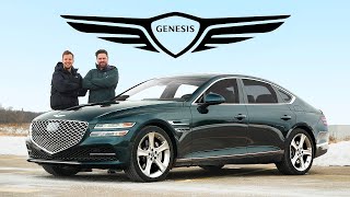 2021 Genesis G80 Review  60000 Mercedes Killing Machine [upl. by Anairuy600]