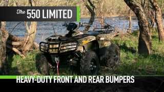 ARCTIC CAT ATV MID SIZE 2014 Paving the offroad way 550 LIMITED  550 XT  500 XT  550  500 [upl. by Oneil]