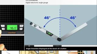 UTILMECCANICA LASERLINER ARCOMASTER 40 GONIOMETRO DIGITALE CON LIVELLA [upl. by Aharon214]