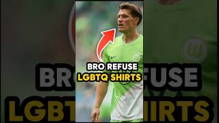 Wolfsburgs Kevin Behrens Suspended for Refusing Rainbow Jerseyfootball shorts [upl. by Aivad]