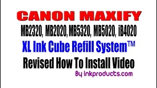 New Revised How to install CISS For Canon Maxify Install Video [upl. by Aikyn]