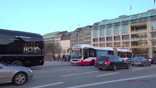 Buses in Hamburg Germany 2017 [upl. by Enrak779]