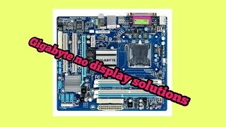 Gigabyte g41No display solution in hindidesktop motherboard repairing [upl. by Winter]