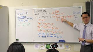 Logarithm Laws 2 of 3 Subtracting logarithms [upl. by Torbert]