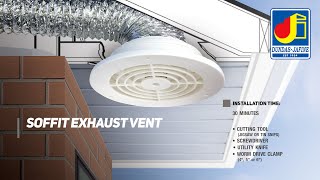 Soffit Exhaust Vent  Installation Dundas Jafine [upl. by Clarine53]