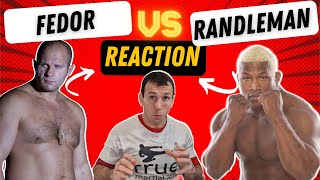 Reaction Deshalb RUSSEN so gefährlich 💥 Fedor Emalianenko eiskalt vs UFC Champion Randleman [upl. by Abbotsen652]