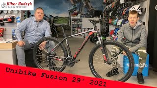 Unibike Fusion 29 2021  Prezentacja  Rowery w BikerBudzyk [upl. by Elacim]