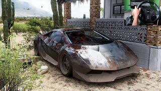 Rebuilding Lamborghini SESTO ELEMENTO Forza Horizon 5 Pxn V9 Stering Wheel Gameplay [upl. by Anivram785]