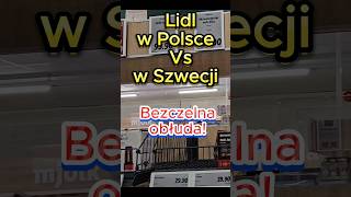 Lidl w Polsce Vs w Szwecji Beszczelna obłuda Promocje i ceny w Szwecji [upl. by Esdnyl]