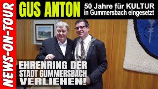 EHRENRING der Stadt Gummersbach verliehen GUS Anton 81 setzt sich 50 Jahre für Kultur ein [upl. by Artkele]