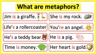 What are metaphors 🤔  Metaphors in English  Learn with examples [upl. by Ainit804]